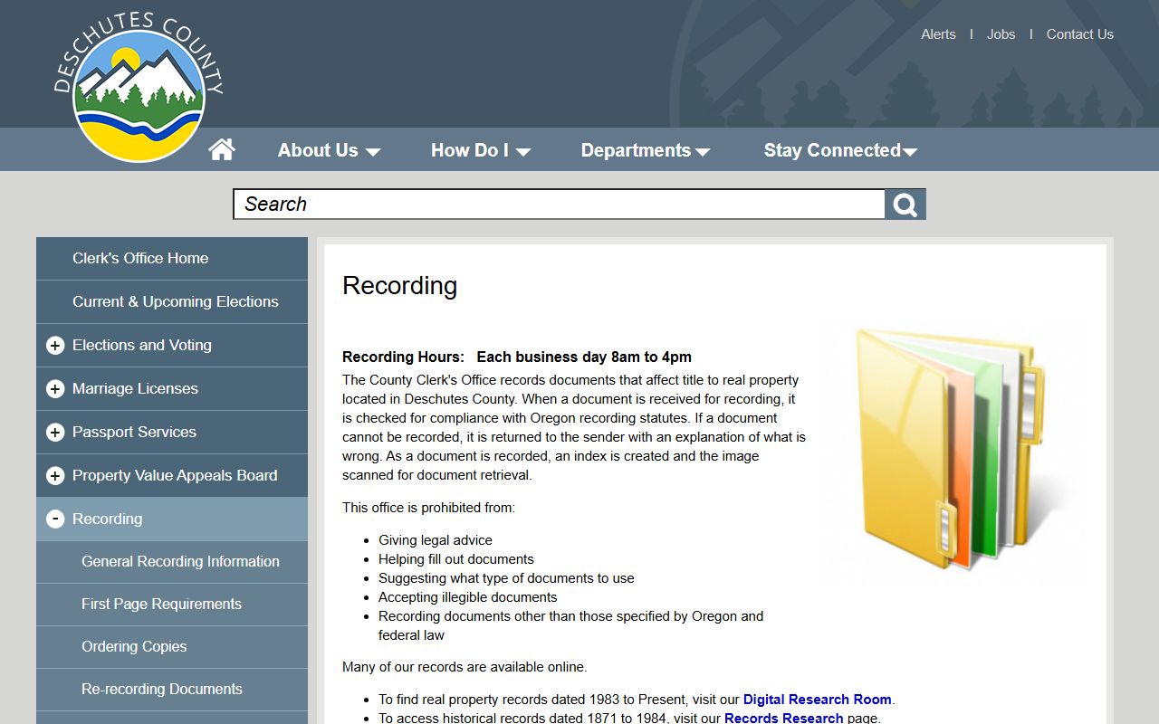 Deschutes County property tax records assessor office